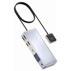 Anker 553 USB C Docking Station with KVM Switch Dual 4K Monitor for Laptop/PC
